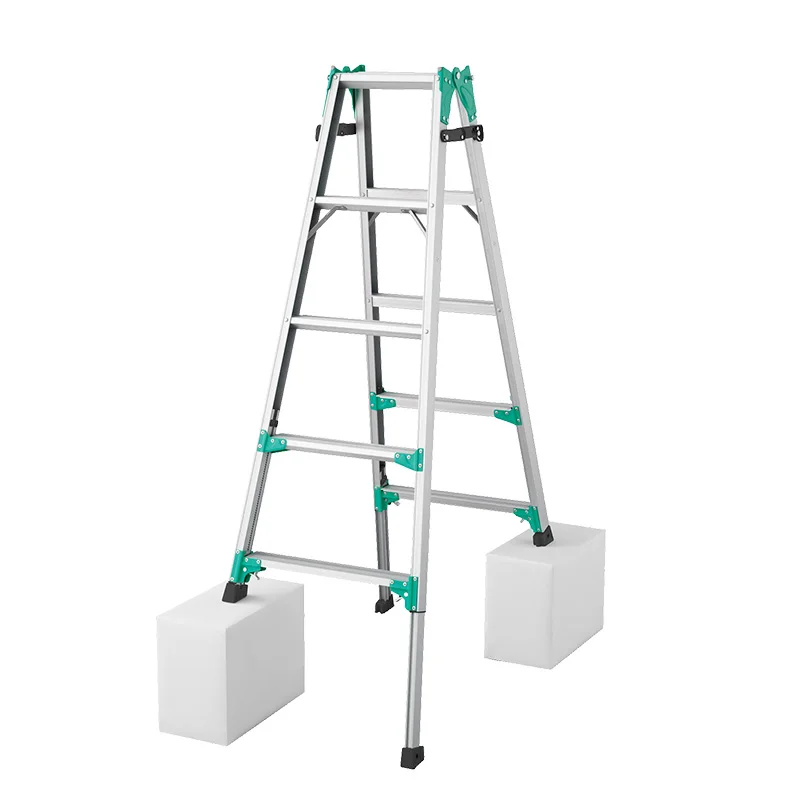 Многофункциональная ступенчатая лестница GW утолщенная Прямая из алюминиевого