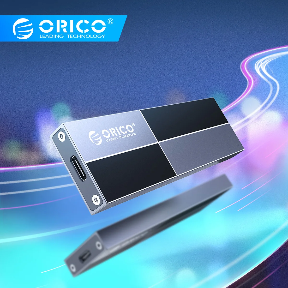 ORICO M2 SSD чехол NVMe M.2 SSD корпус USB3.1 type-C 10 Гбит/с Поддержка 2 ТБ большая емкость для samsung Intel 2230 2242 2260 2280