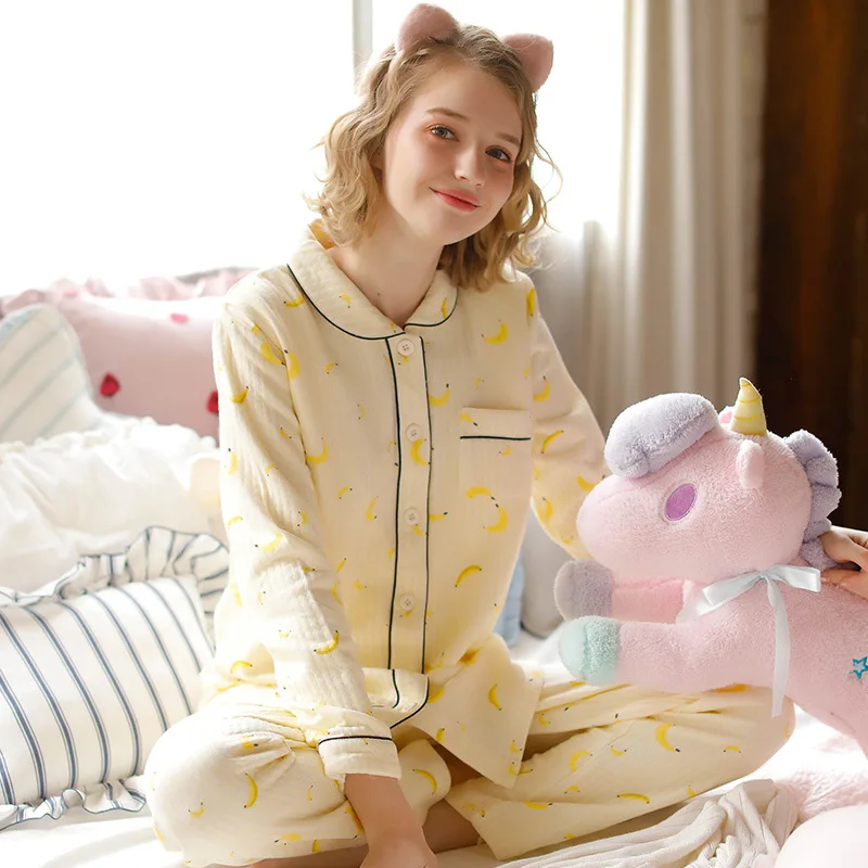 

Pregnant WOMEN'S Nightgown Women's Autumn And Winter Warm Confinement Clothing Autumn Postpartum Lactation Garment