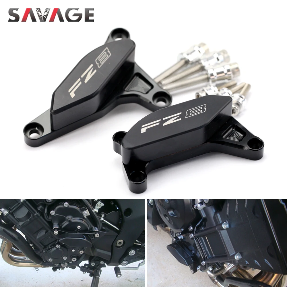 Engine Case Slider Crash Protector For YAMAHA FZ-8 FZ8 Fazer 2010-2016 FZ1 FZ1N 2006-2016 14 Motorcycle Accessories Guard Cover |