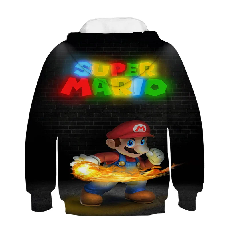 

Anime Mario Brothers 3D Print Hoodie Sweatshirt Autumn New Style 3d Hoodies Cartoon Super Mario Casual Pullover kids Boy Hoddies
