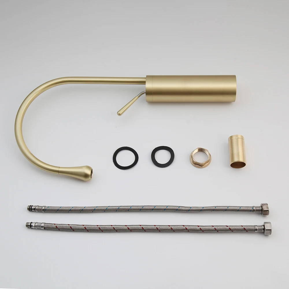 Поворотный кухонный смеситель YANKSMART латунный кран для раковины 4 цветов одна