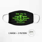 Маска для мальчиков Fallout S.P.E.C.I.A.L уличная одежда многоразовая маска моющаяся маска для лица