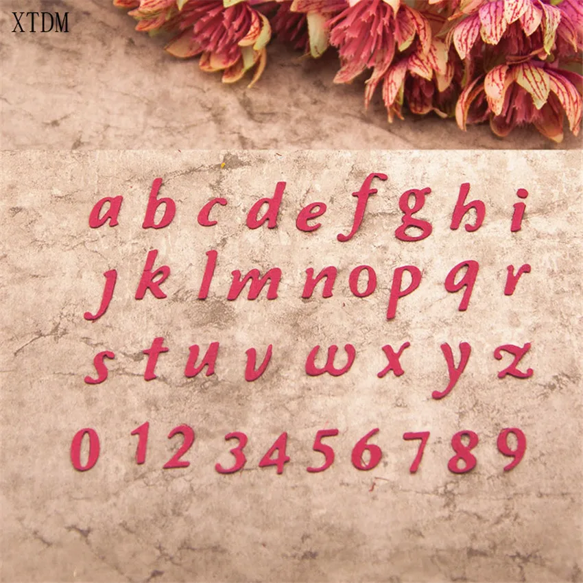 Пресс-формы нижние буквы чехол металлические изделия Бумажные высечки/DIY