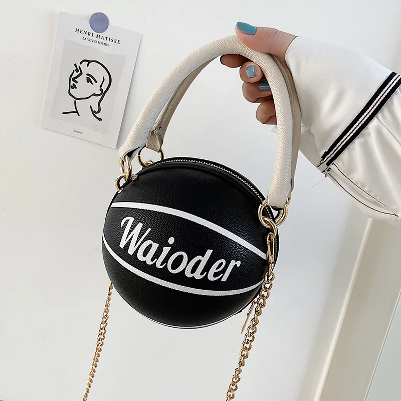 Женская сумка мессенджер DikizFly модная через плечо в форме баскетбола 2020| |
