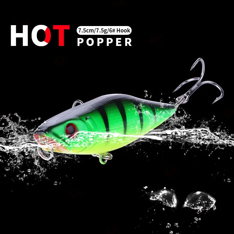 NEWUP 1 шт. рыболовная приманка topwater popper 7 5 см/7 г жесткая наживка для рыбы в виде
