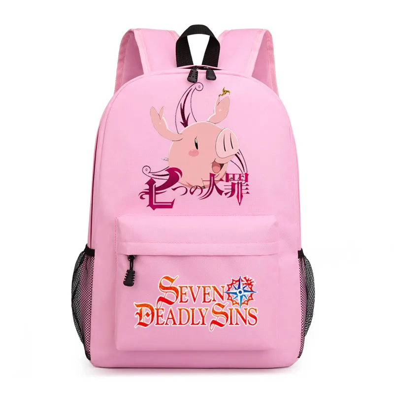 

2021The Seven Deadly Sins backpack direct sales customer backpack custom school bag boy girl teen travel bag
