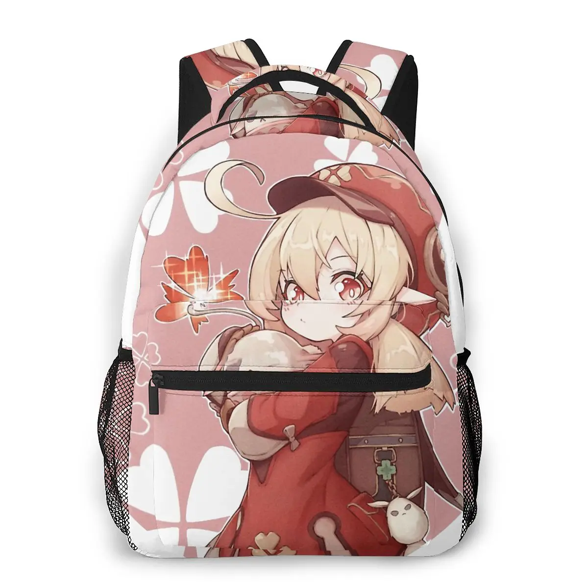 

Klee Cool Backpack for Girls Boys Genshin Anime Travel Rucksack Backpacks for Teenager school bag Adults
