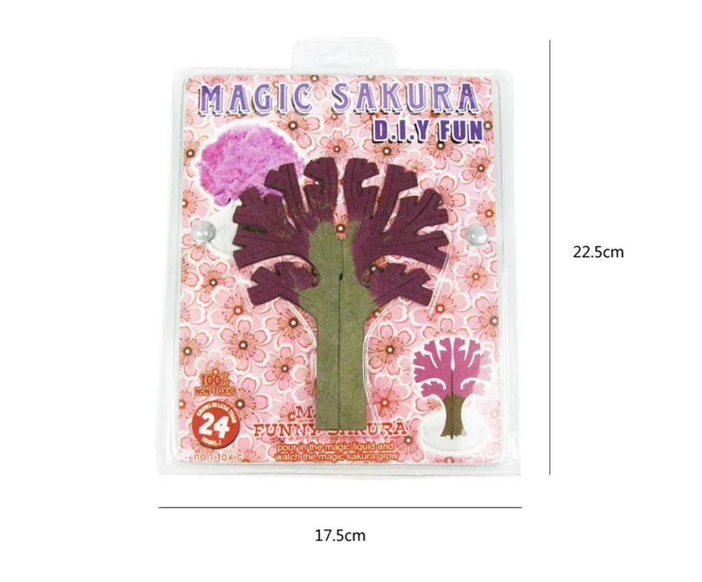 Волшебная Сакура бумажное дерево цветок подарок волшебное растущее игрушка