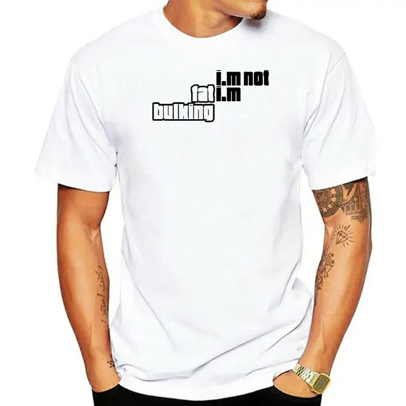 

Мужская футболка I'm not fat I'm bulking, женская и Мужская футболка