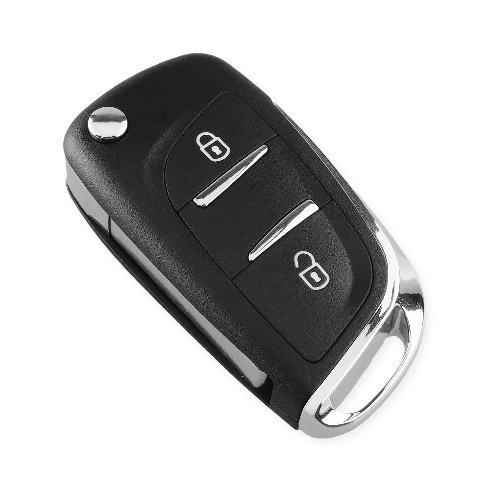 KEYYOU 433 МГц ASK модифицированный Автомобильный ключ-раскладушка для PEUGEOT 207 208 307 308 408