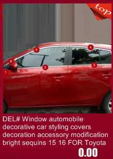 Автомобильная дверная ручка Автомобильная хромированная декоративная Модифицированная Автомобильная Стайлинг Защитная модификация наклейка полоса 17 18 для JEEP Compass