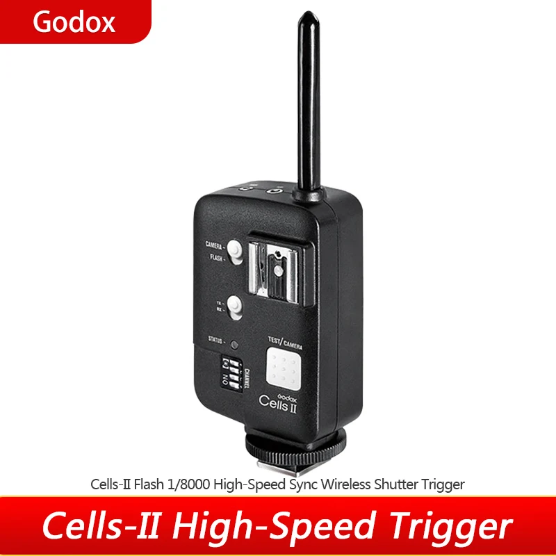 Godox Cells II высокоскоростной Универсальный трансивер Многофункциональный триггер
