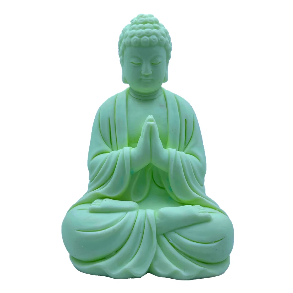 

Big Size Buddha Candle Molds Decorating Resin Concrete Crafts Molds 3D Silicone Mold for Candle Wax Epoxy Gypsum Craft Making