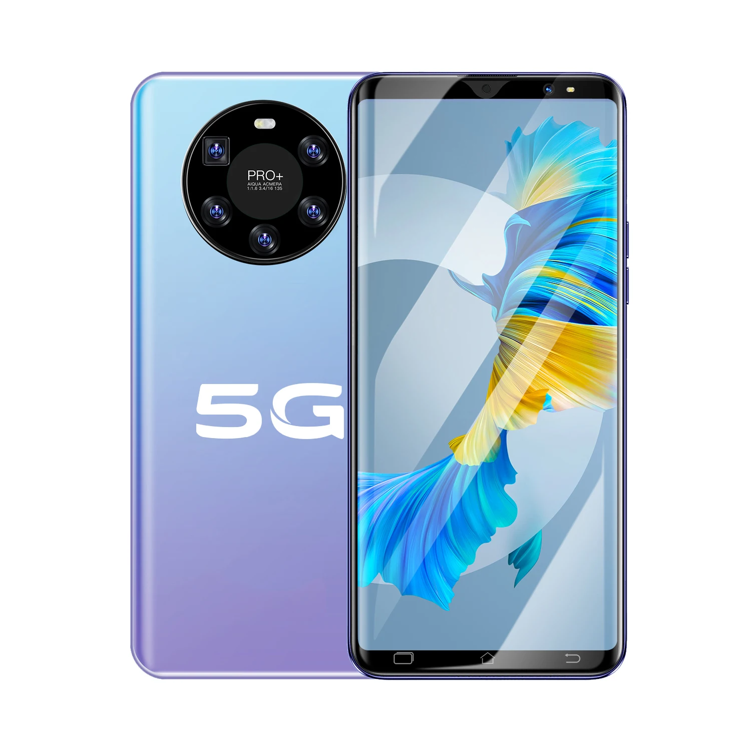 Hauwei Mate40 Plus мобильный телефон 8 ГБ + 256 android 10 0 6 1 HDinch смартфоны 16 МП HDcamer мобильные