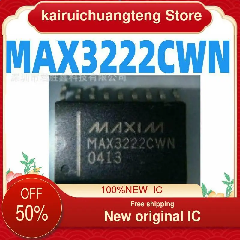 

(1PCS) MAX3222 MAX3222CWN SOP18 New original IC