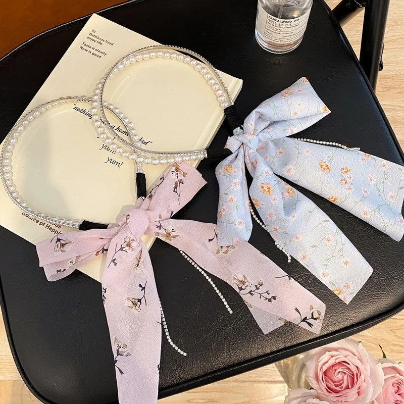 Повязка на голову с жемчужинами супер сказочная плетеная заколка для волос