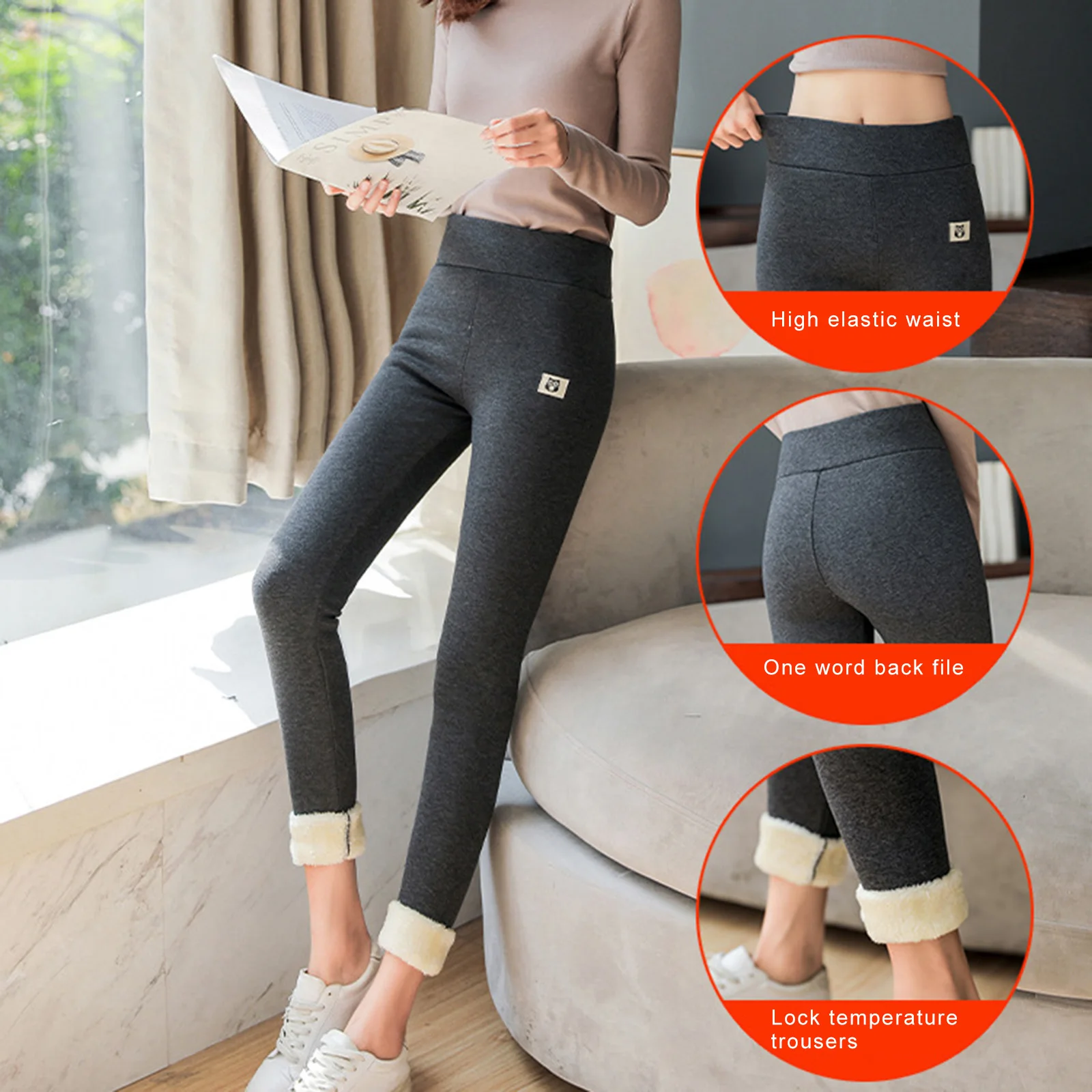 

Christmas Idea-Super Thick Cashmere Wool Leggings LDIR889