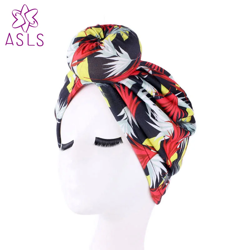 Новый женский Африканский узор Бохо мяч головная повязка шляпа пончик шапочка