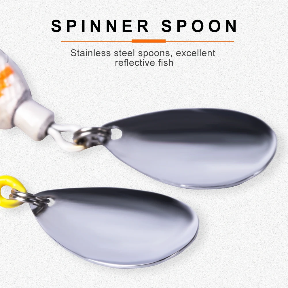 Блесна для ловли щуки hunthouse 5 шт./лот металлическая Вибрирующая блесна Спиннер