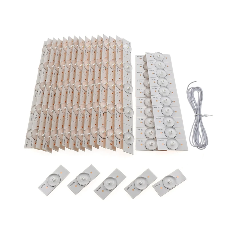 

100 шт., светодиодные ленты с проводом 2 м, 3 в