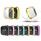 8 цветов, мягкий ТПУ чехол для часов, защита экрана, корпус для часов, умные часы, аксессуары для Fitbit Versa Lite Band