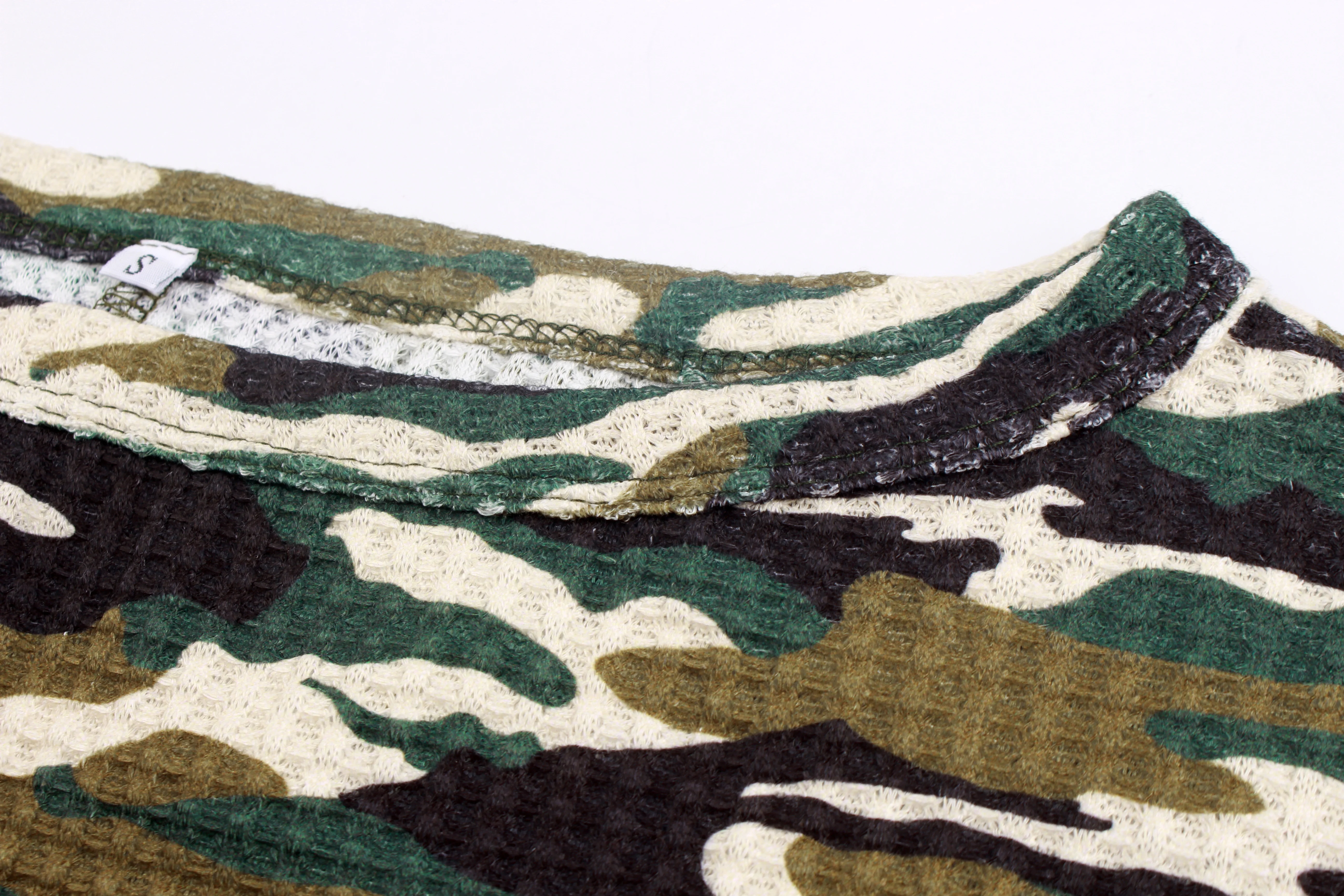 Камуфляжные свитера Женский вязаный пуловер джемпер женский свободный свитер