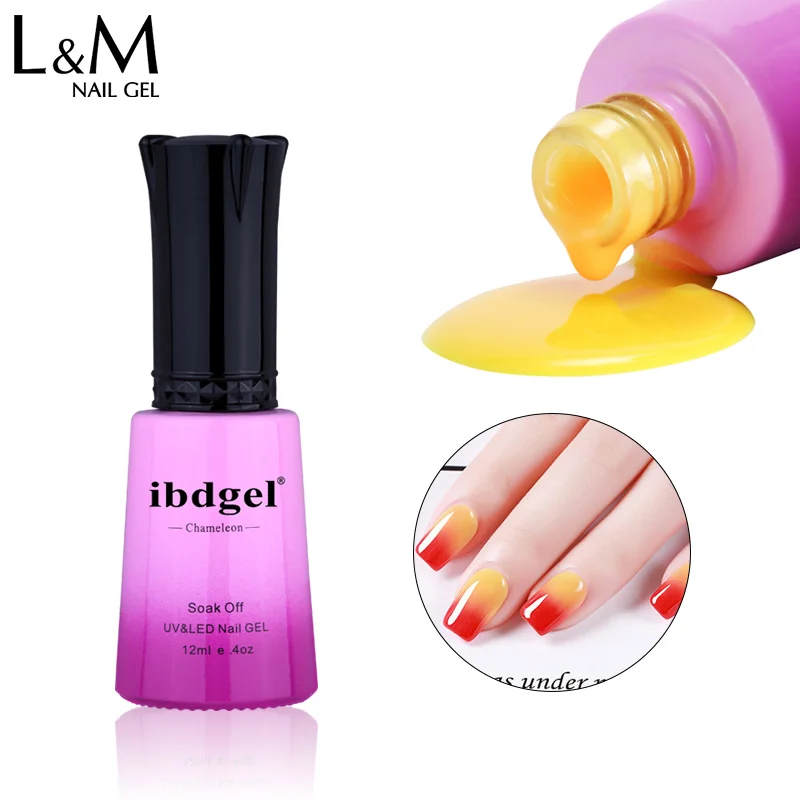 6 шт. IBD гель в виде розовых бутылочек, био-Гели Soak off Nail art Температура Soak off UV Гель 15 мл Гель-лак для ногтей УФ-светодиодный