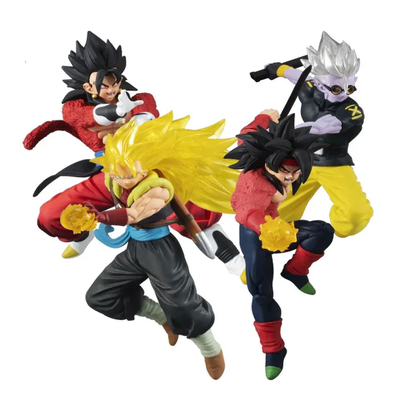 

BANDAI Genuine Dragon Ball Action Figure Vegetto Burdock Super 3 Gohanks Dragon Ball Hero HG VS13