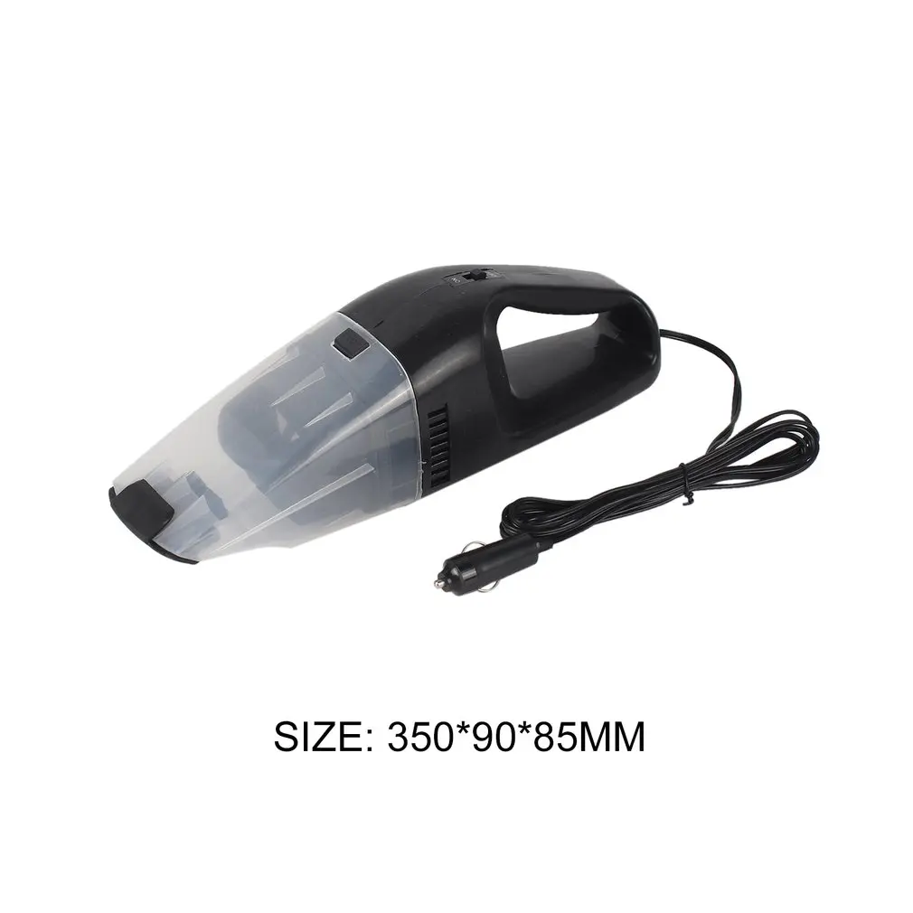 

Portable Mini 12V 120W Power Wet and Dry Dual-use Super Suction Handheld Car Vacuum Cleaner Detachable HEPA Filter