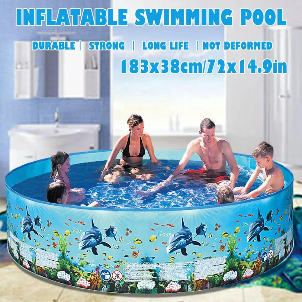 183x38 см INTEX blue AGP наземный бассейн семейный надувной для взрослых детей летняя вода