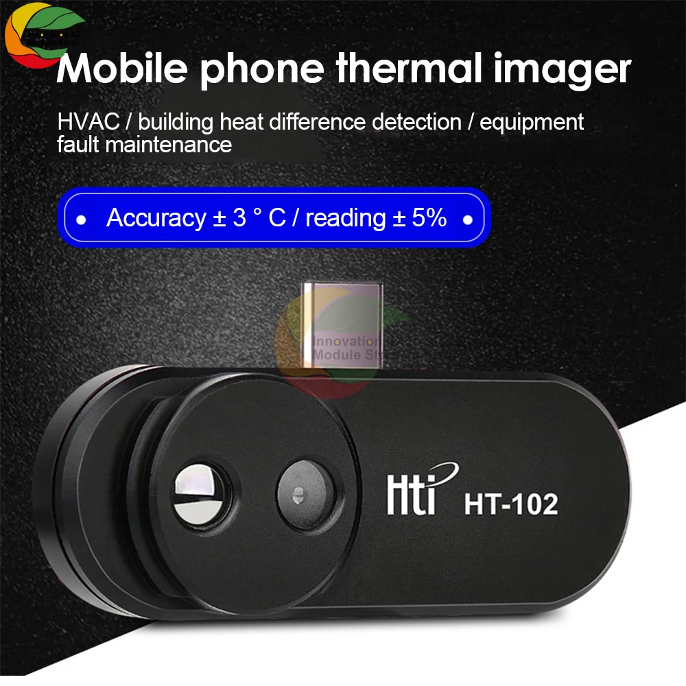 

HT-102 Mobile Phone Thermal Infrared Imager Support Video Pictures for Android Type C Thermal Imaging Temperature Detector