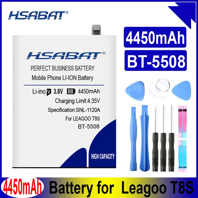 HSABAT BT-5508 4450mAh аккумулятор для Leagoo T8S