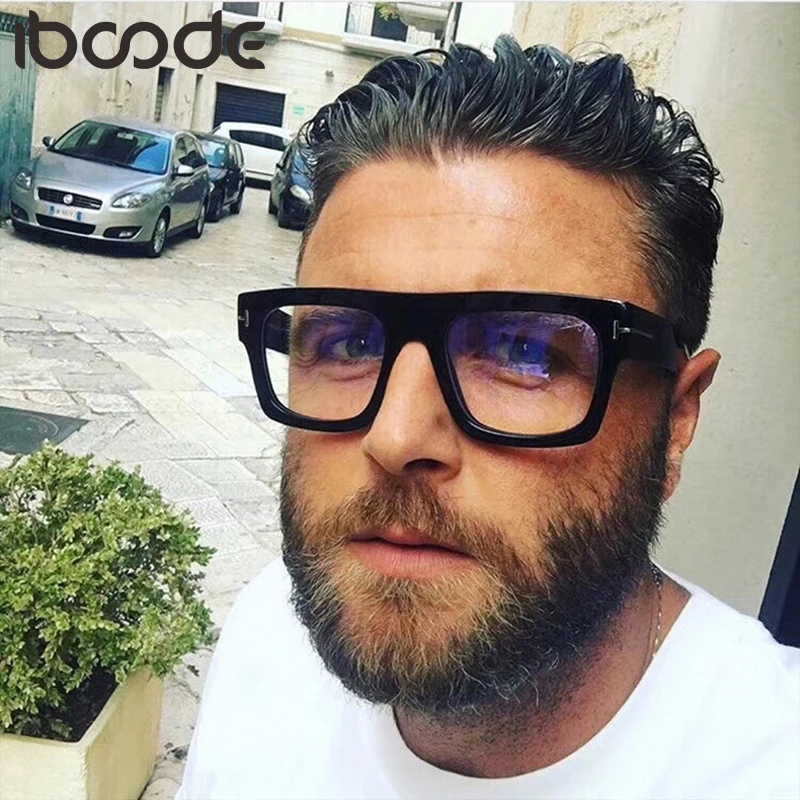 Iboode Ретро квадратные оправы для очков для мужчин и женщин трендовая стильная оптическая мода очки компьютерные очки Оправы унисекс