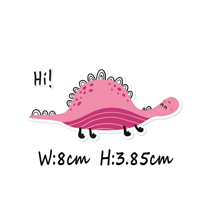 1 шт. мультяшная наклейка с животными значок льва собака динозавр рисунок