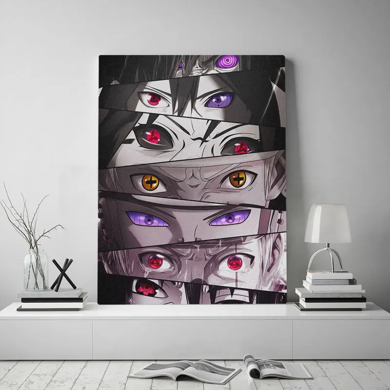 

Anime Characters Eyes Posters and Prints Canvas Wall Art Decoration Prints for Living Room Home Unframed Decor Painting Cuadros