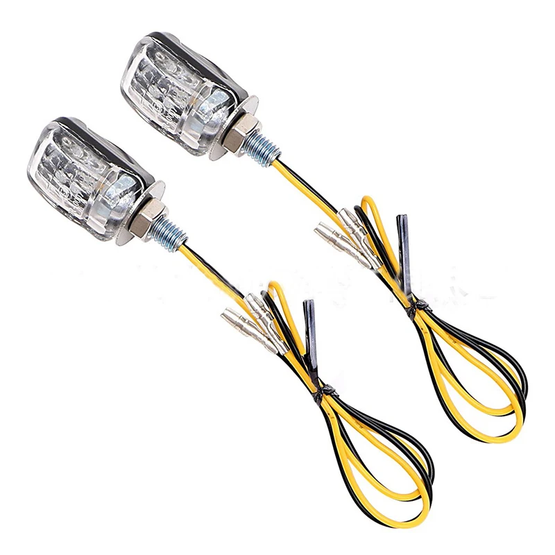 1 пара универсальные мотоциклетные поворотники 12 В 6 светодиодов| |