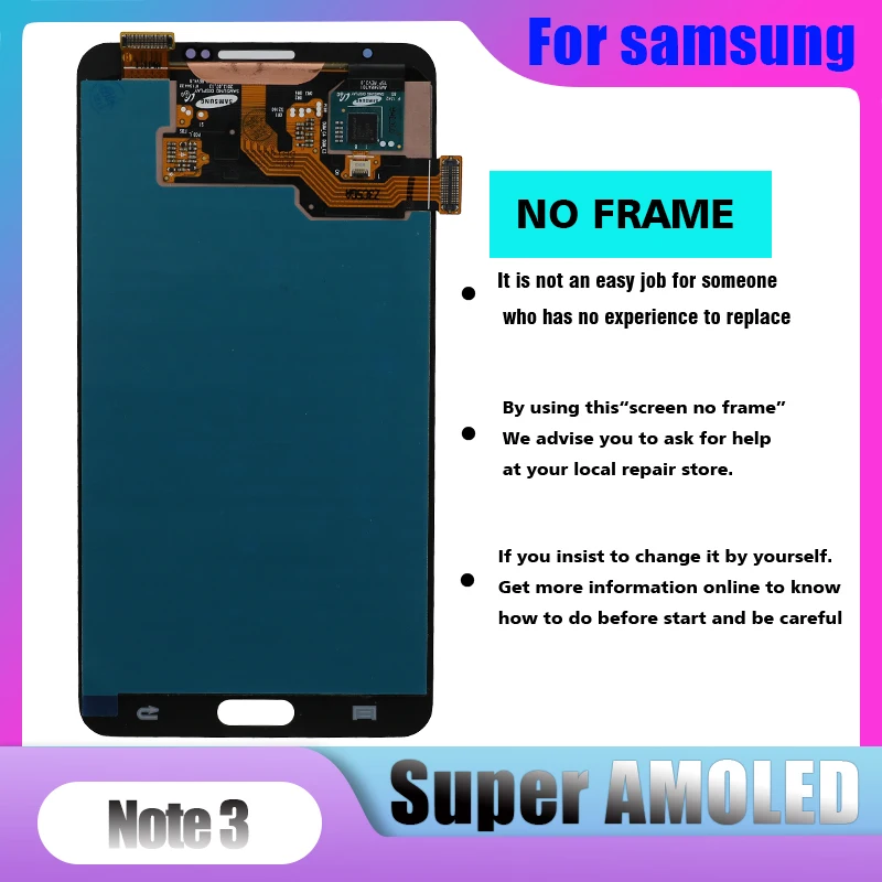 ЖК-дисплей AMOLED для SAMSUNG Galaxy NOTE3/Note 3/Neo Mini Lite/N7505/N9005 5 дюйма | Мобильные телефоны и