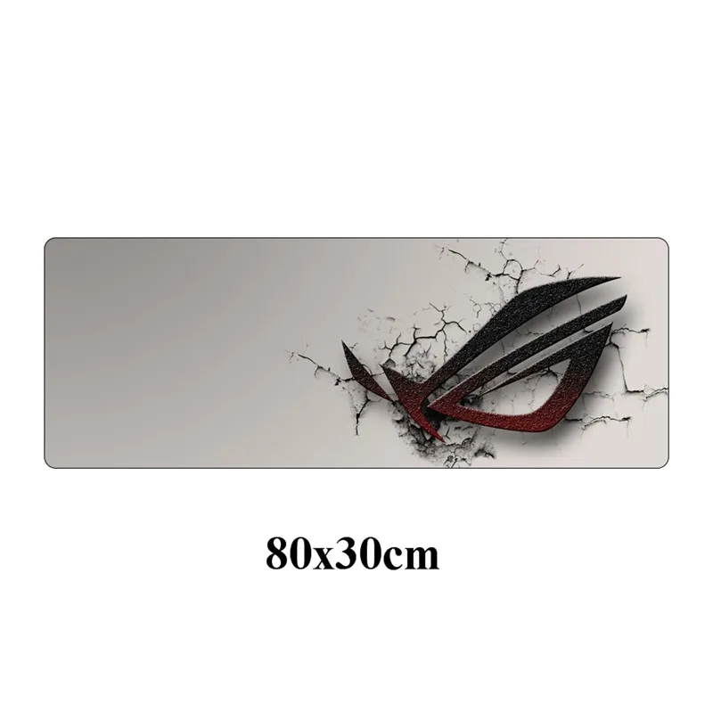 Зеленый 80x30 см большой скоростной геймер игровой ASUS резиновый коврик для мыши Прочный Республика геймеров Блокировка края Нескользящая Офисная Клавиатура Pad - Цвет: Зеленый
