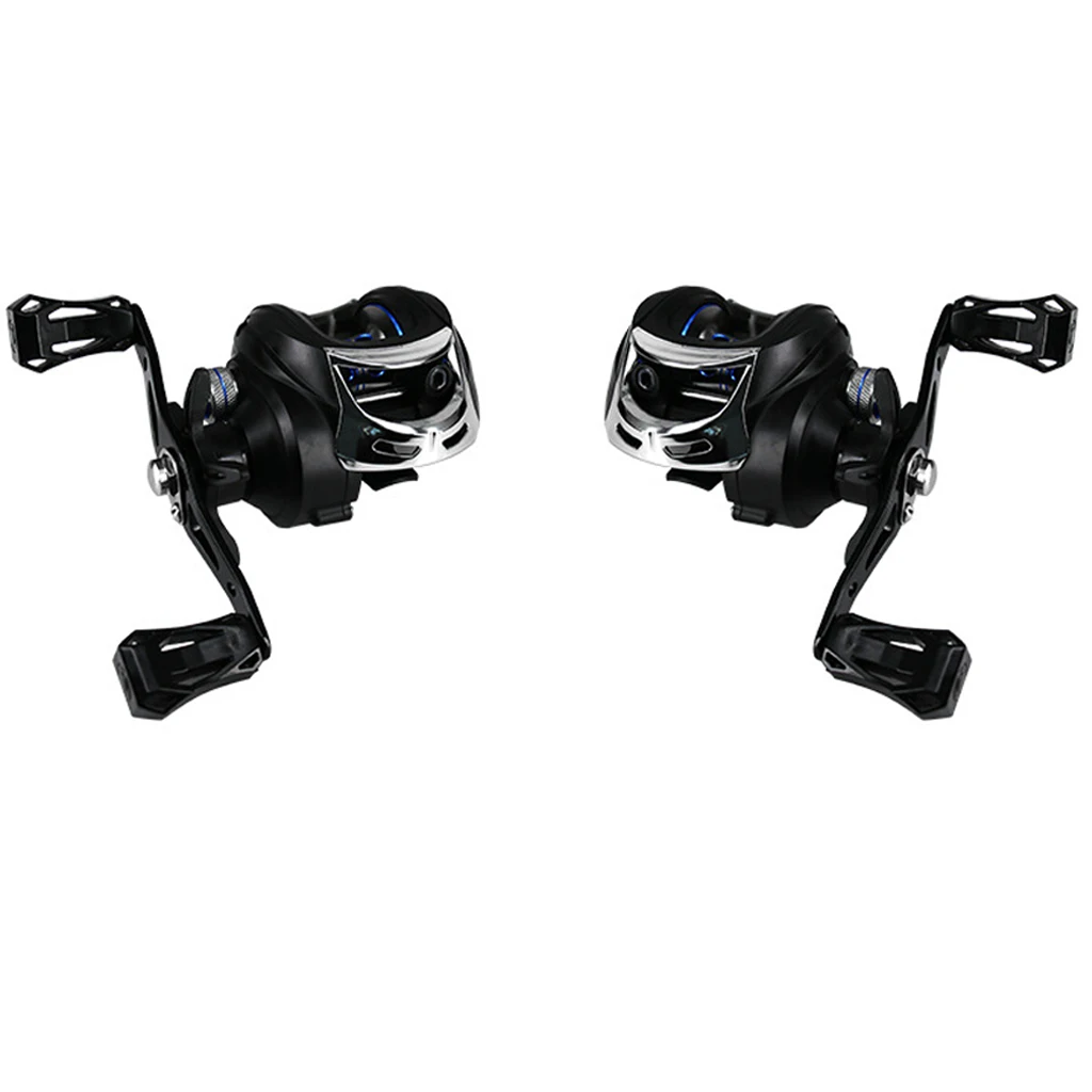 

Low Profile Baitcasting Fishing Reel 4+1 Ball Bearings 9kg Carbon Fiber Drag