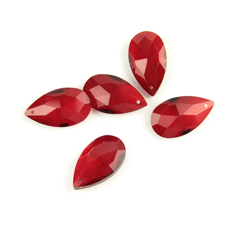 Современные хрустальные люстры 38 мм с подсветкой миндальная лампа разные цвета