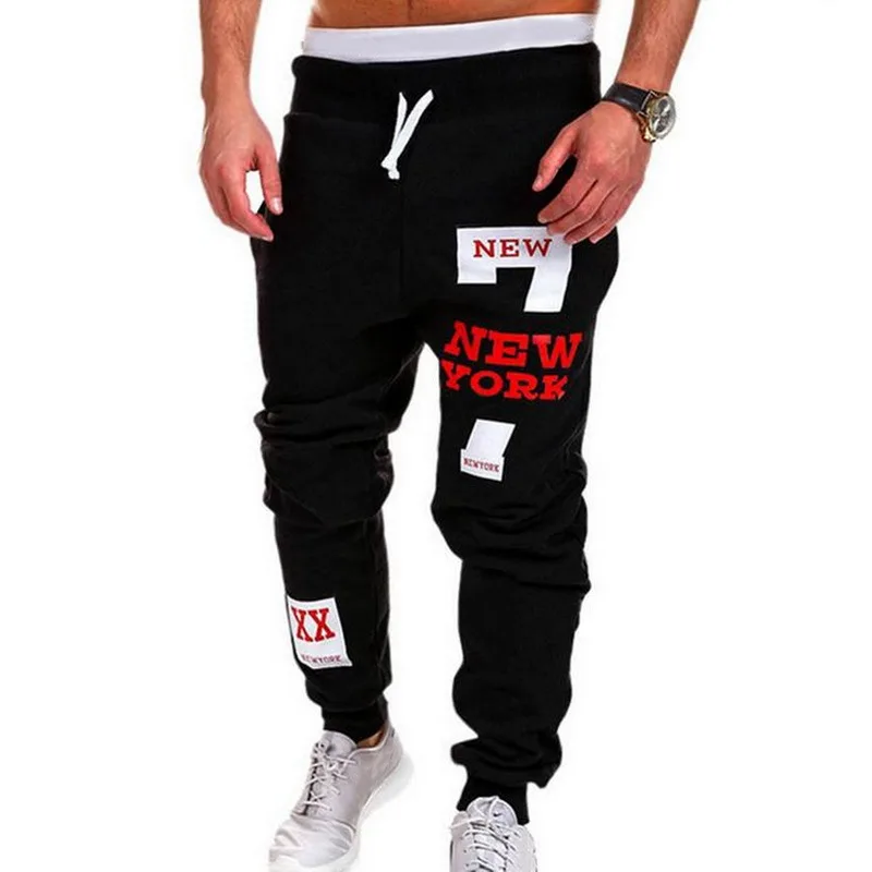 

Men Sweatshirts Jogging Pants Men Casual Pants Men Casual Jogger Number 7 Printed Letter Drawstring Sweatpants Trousers Pants