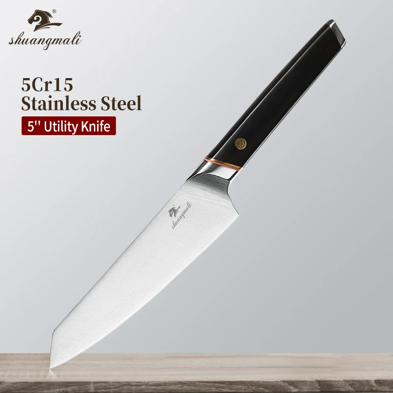 5-дюймовый фруктовый Универсальный нож 5Cr15 универсальные ножи из нержавеющей