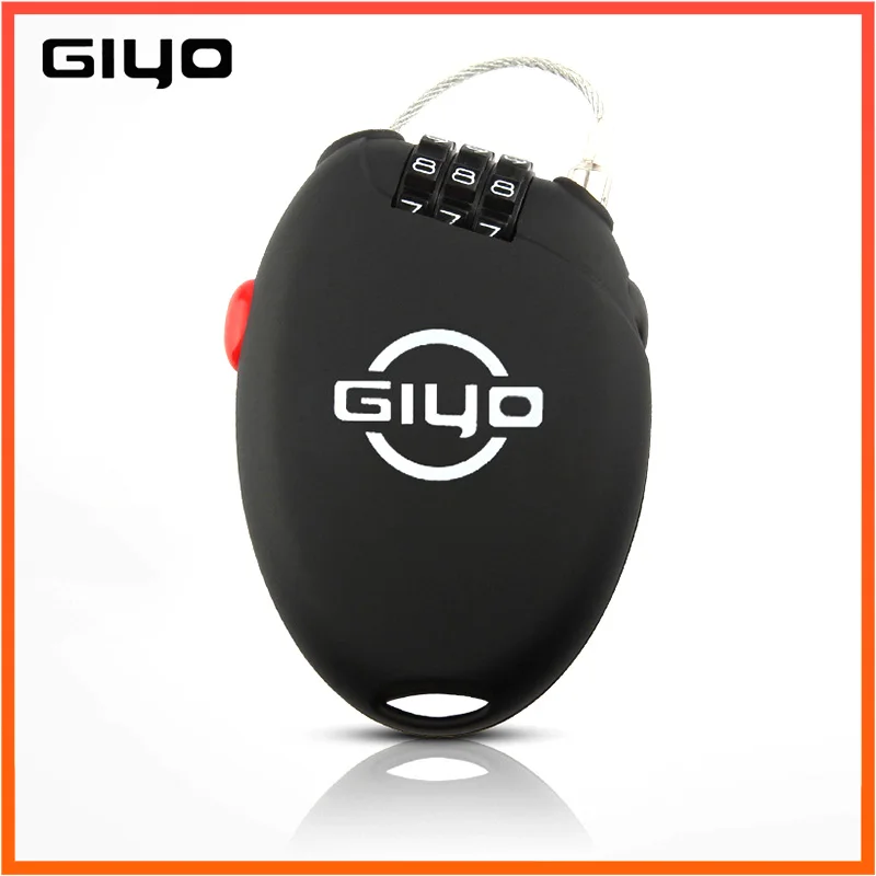 Anti Theft Code Padlock Lock For MTB Bicycle Rock Password Retractable Combination Cable |