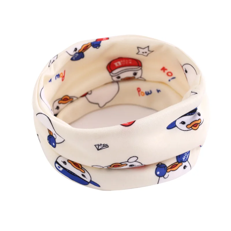 2019 autumn/winter new children's scarf for boys and girls with velvet thickening double baby neck |