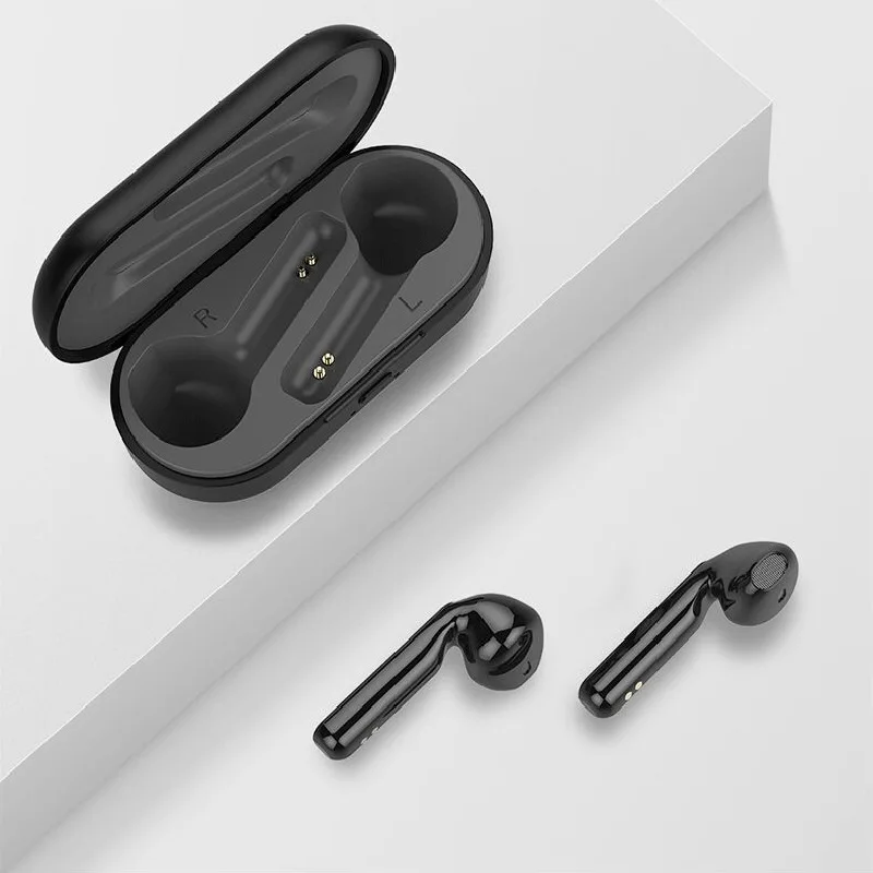 TWS беспроводные наушники Bluetooth 5,0 наушники Freebuds Touch control наушники для iPhone Xiaomi samsung huawei - Цвет: Черный