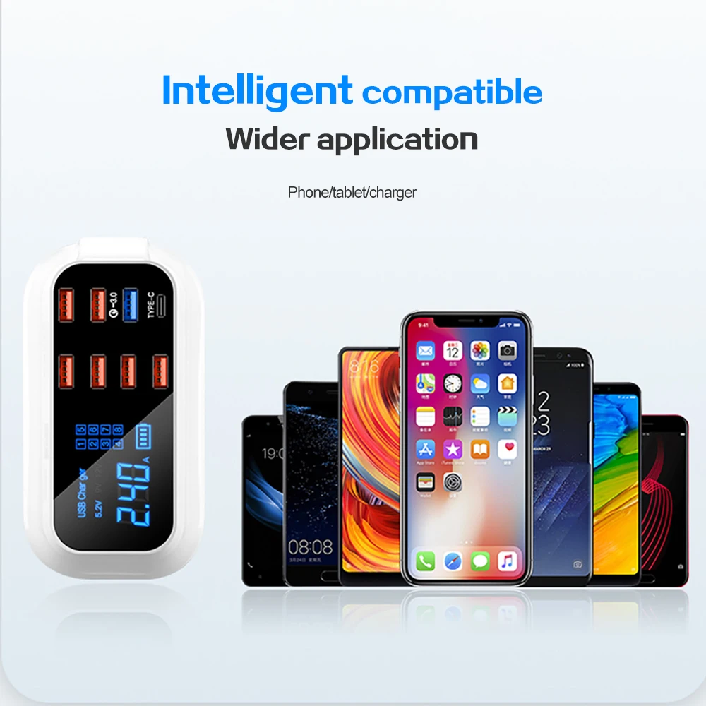 Быстрая зарядка 3 0 Type C USB зарядное устройство для iPhone адаптер QI Беспроводное