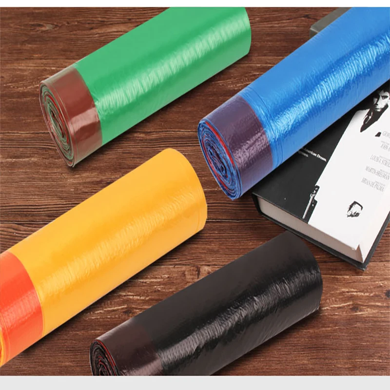 30 шт. Одноцветный мусорный мешок на шнурке домашний кухонный контейнер