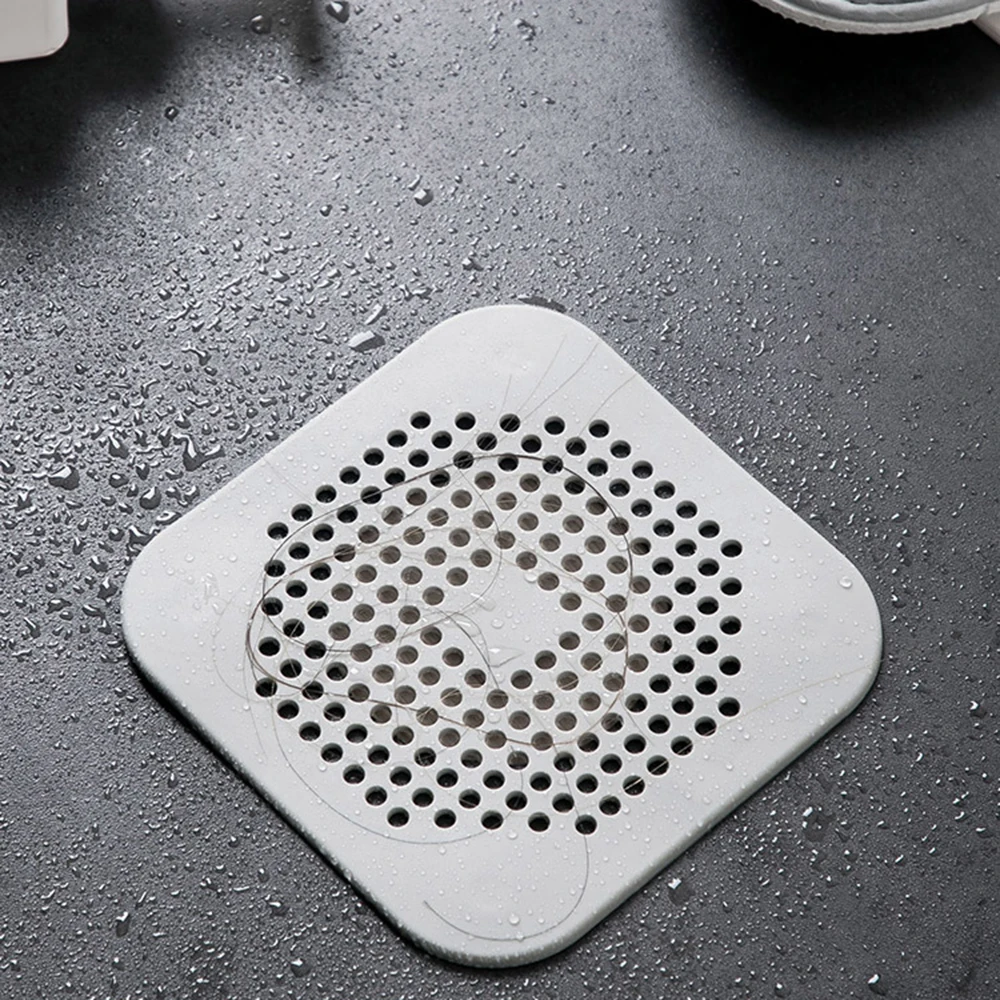 

14*14cm Kitchen Sink Drainer Bathtub Stopper Leakage-proof Drain Cover Hair Stopper Tub Flat Plug Stopper Bathroom Accessories
