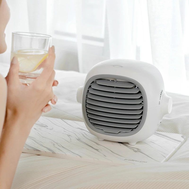 

Indoor Air Conditioner Fan Portable Airconditioner Water Cooling Fan,with 200ML Water Tank USB Rechargeable